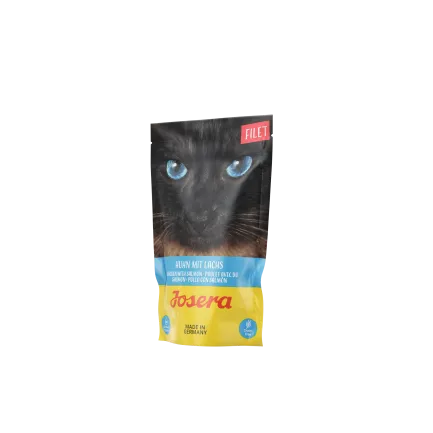 Вологий корм для котів Josera філе курки з лососем 16x70g