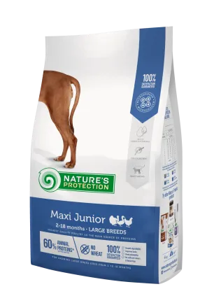 Сухий корм для цуценят великих порід Maxi Junior Large Breeds 4кг