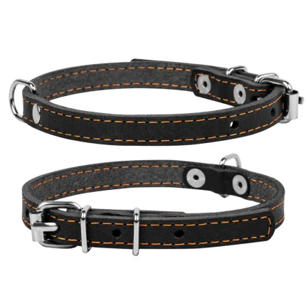 Нашийник "CoLLaR" одинарний (ширина 14мм, довжина 27-35см) чорний
