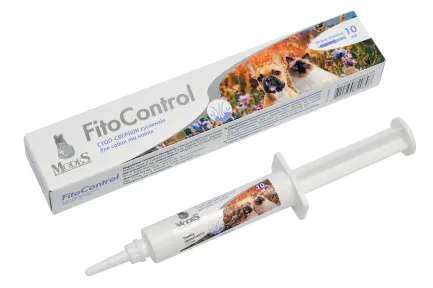 Фіто контроль (Fito Control) Стоп-Свербіж суспензія для собак та котів 10 мл, MODES, (фітокомплекс) — Фото 1