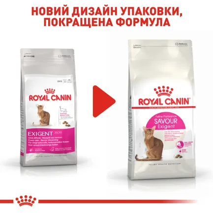 Сухий корм Royal Canin EXIGENT SAVOUR для котів всіх порід 4 кг — Фото 2