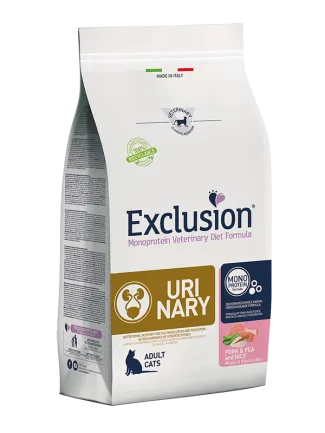 Exclusion Urinary зі свининою, горохом та рисом для котів із сечокам'яною хворобою 1,5 кг