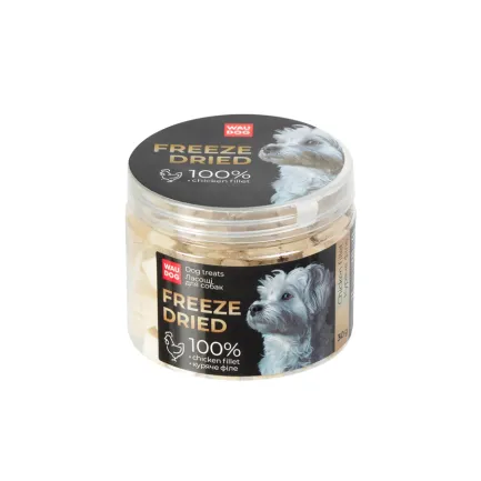 Ласощі для собак WAUDOG Treats Freeze dried Куряче філе, 30 г — Фото 1