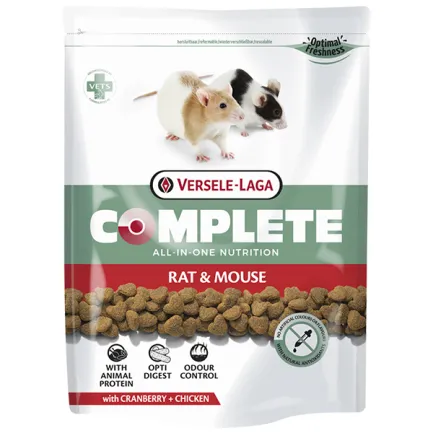 Versele-Laga Complete Rat &amp; Mouse ВЕРСЕЛЕ-ЛАГА КОМПЛІТ РЕТ МАУС корм для щурів, мишей 0,5 кг