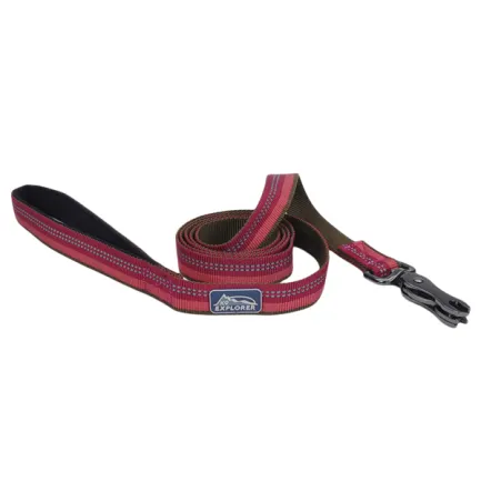 Coastal K9 Explorer Leash КОСТАЛ К9 ЕКСПЛОРЕР світловідбивний повідець для собак, 2.5смХ1.8м Малиновий