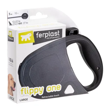 Ferplast Рулетка-Повідець зі шнуром, чорна — Фото 7