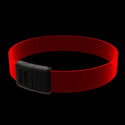 Нашийник для собак з підсвічуванням WAUDOG LED, RGB, Type-C, регульований, Ш 25 мм, Дов 60 см — Фото 5