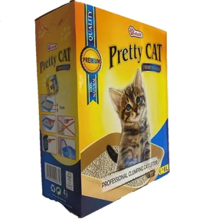 Бентонітовий наповнювач Pretty Cat Premium Gold, без аромату, 6 л