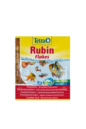 Корм Tetra Rubin Flakes для акваріумних рибок, для забарвлення, 12 г (пластівці)