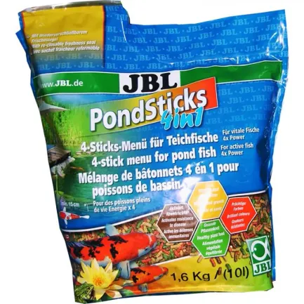 Корм JBL Pond Sticks 4 in 1 для ставкових риб, 10.5 л (пакет)