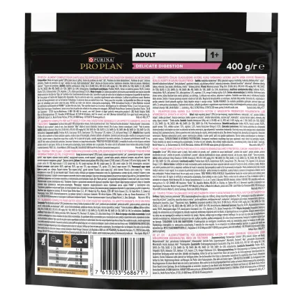 Сухий корм PRO PLAN Adult 1+ Delicate Digestion для дорослих котів з чутливою травною системою з індичкою 400 г — Фото 1