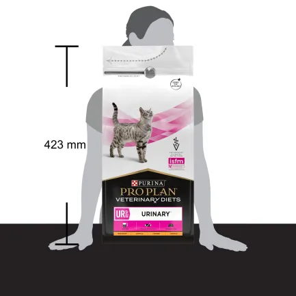 Сухий дієтичний корм PRO PLAN VETERINARY DIETS UR Urinary для дорослих котів для розчинення та зниження утворення струвітних каменів з куркою 1,5 кг — Фото 3