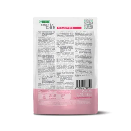 Nature's Protection Superior Care White Dogs Adult Tuna Додатковий вологий корм для собак з білим забарвленням з тунцем, 70 г — Фото 1