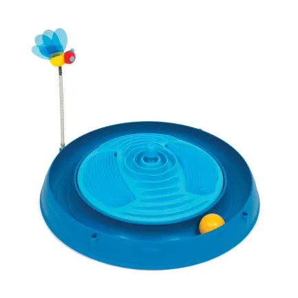 Інтерактивна іграшка Catit Circuit Ball Toy with Catnip Massager для кота, з масажером та котячою мятою (пластик, гума) — Фото 1
