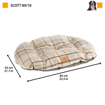 Ferplast SCOTT 89/10 CUSHION BROWN М'яке місце, фібра, велю то, жаккард — Фото 1