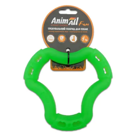 Іграшка AnimAll Fun кільце 6 сторін, зелене, 15 см