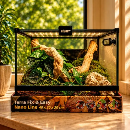 Тераріум скляний Hobby Terra Fix &amp; Easy Nano Line 40x40x30см (36038) — Фото 2
