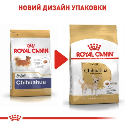 Сухий корм Royal Canin CHIHUAHUA ADULT для дорослих собак породи Чихуахуа 1,5 кг — Фото 1