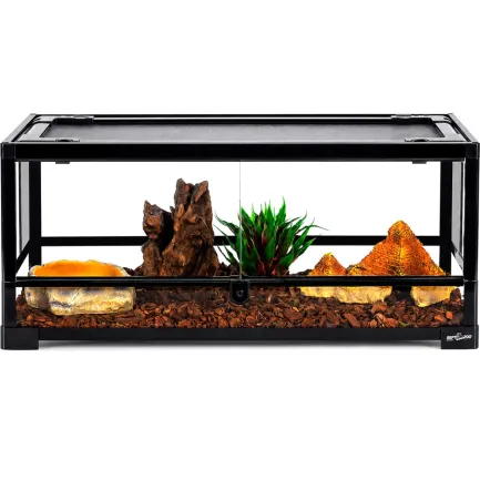 Тераріум Repti-Zoo 60x45x32см зі скляними дверцятами, замком та водостійким дном (RK0117N) — Фото 1