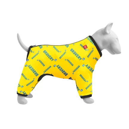 Вітровка для собак WAUDOG Clothes, малюнок "Сміливість", L50, В 70-74 см, С 47-50 см — Фото 1