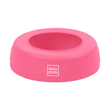 Миска-непроливайка WAUDOG Silicone 1 л рожевий — Фото 3