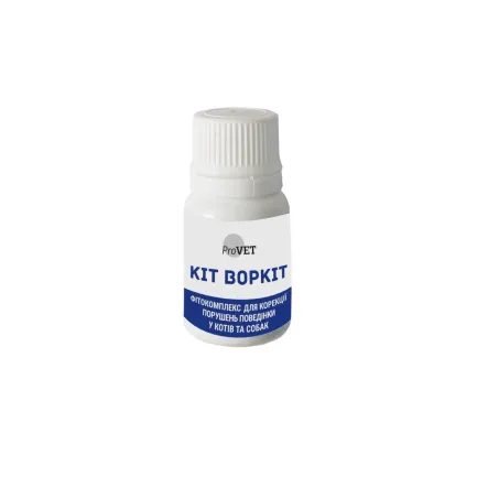 Фітокомплекс ProVET "Кіт Воркіт" для корекції порушень поведінки у котів та собак, 20 мл — Фото 2