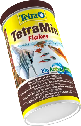 Корм Tetra Min Flakes для акваріумних рибок, 200 г (пластівці) — Фото 1