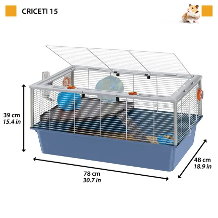 Ferplast CAGE CRICETI 15 Клітка для хом'яків біла — Фото 1