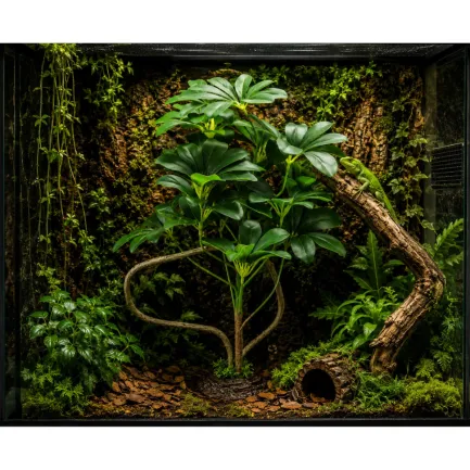 Штучна рослина Hobby Schefflera 55 см (37710) для тераріуму, акватераріуму та палюдаріуму — Фото 2