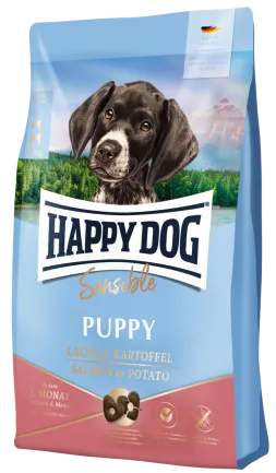 Сухий корм Happy Dog Sensible Puppy Lachs &amp; Kartoffel для цуценят віком від 4 тижнів до 6 місяців з лососем та картоплею, 10 кг.