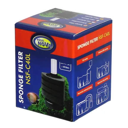 Аерліфтний фільтр Aqua Nova до 40л (NSF-C40L) — Фото 3