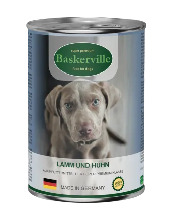 Baskerville Консерви для собак. Ягня та півень 400 г