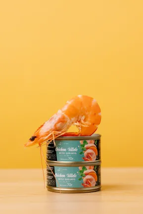 Корм вологий Savory Chicken Fillets rich in Shrimps in Jelly for Kittens філе курки з креветками в желе для кошенят, 70 г — Фото 7