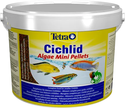 Корм Tetra Cichlid Algae Mini для акваріумних цихлід, 10 л (гранули) — Фото 1