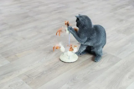 Іграшка для котів Trixie набір на пружинках люфа сизаль, 15 х 30 см — Фото 2
