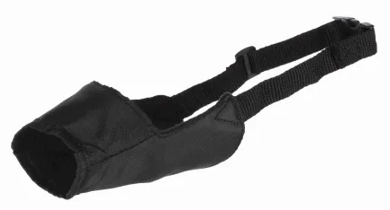 Намордник Trixie для собак, нейлон, M 24 см/16-40 см (чорний)