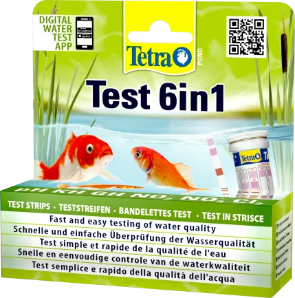 Набір індикаторних тестів Tetra Pond Test 6in1 для перевірки показників якості ставкової води, 25 шт — Фото 2