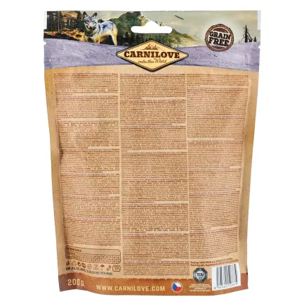 Ласощі Carnilove Dog Crunchy Snack для собак, скумбрія та малина, 200 г — Фото 1
