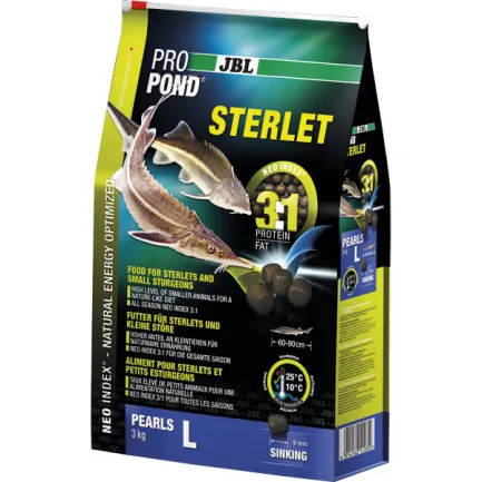 JBL (ДжБЛ) ProPond Sterlet корм для стерляді та осетрових L, 3.0кг.