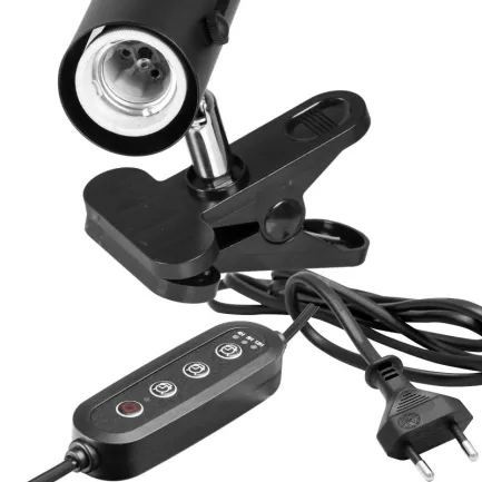 Світильник з затискної ручкою і таймером Terrario ReptiSun Time Control 200W — Фото 5