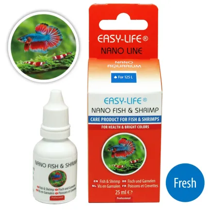 Догляд за рибами та креветками Easy-Life Nano Fish &amp; Shrimp 25мл (NAS0025) для нано-акваріумів
