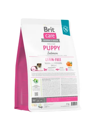 Сухий корм Brit Care Dog Grain-free Puppy для цуценят, беззерновий з лососем, 3 кг — Фото 4