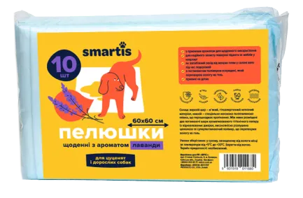 Пелюшки щоденні з ароматом лаванди 60*60см (10шт)