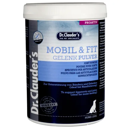 Вітамінно-мінеральний комплекс для собак Dr.Clauder’s Mobil &amp; Fit Joint Powder для зміцнення зв'язок та суглобів, 1100 г порошок