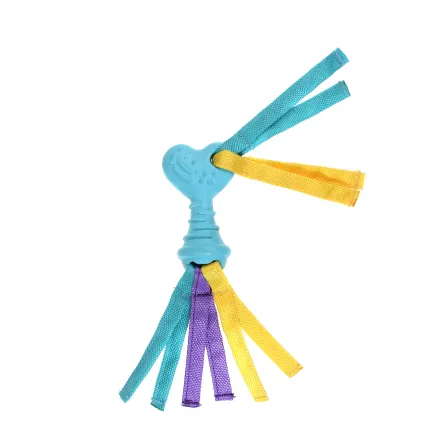 Іграшка MISOKO&amp;CO у формі серця з мотузкою для собак, світло-блакитна, 28 cm