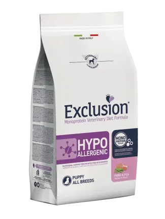 Exclusion Hypoallergenic Puppy All Breed зі свининою для цуценят всіх порід з харчовою алергією 2 кг