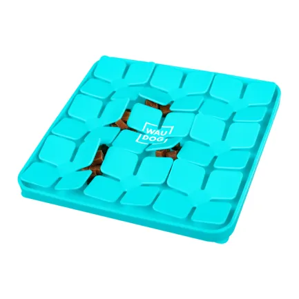 Килимок для пошуку корму WAUDOG Silicone, 205х205х17 мм, блакитний — Фото 3