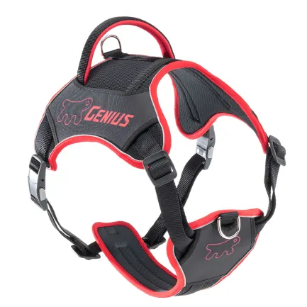 Ferplast GENIUS EX LARGE RED HARNESS нейлонова шлея для тварин червона