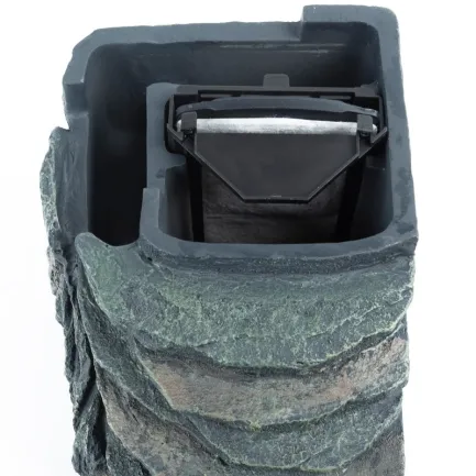 Декоративний фільтр-водоспад Repti-Zoo Turtle Filter Rock GLB09 у формі скелі для черепах, крабів і амфібій (350 л/год, до 90 літрів) — Фото 1