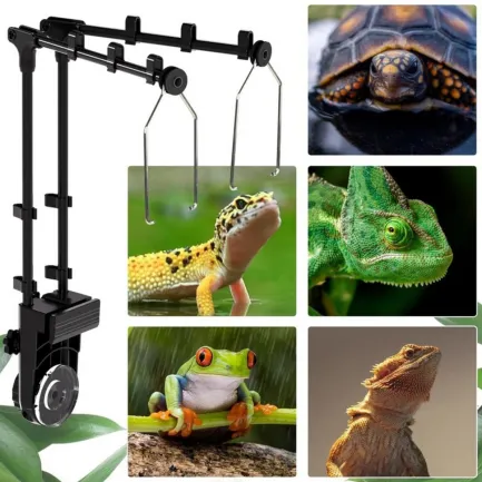 Тримач для ламп Repti-Zoo Dual Light Bracket LH023D подвійний кронштейн для тераріуму 360° — Фото 5